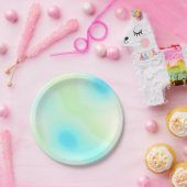 Abstract Tie Dye Stijl Papieren Bordje (Feest)
