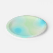 Abstract Tie Dye Stijl Papieren Bordje (Gekanteld)