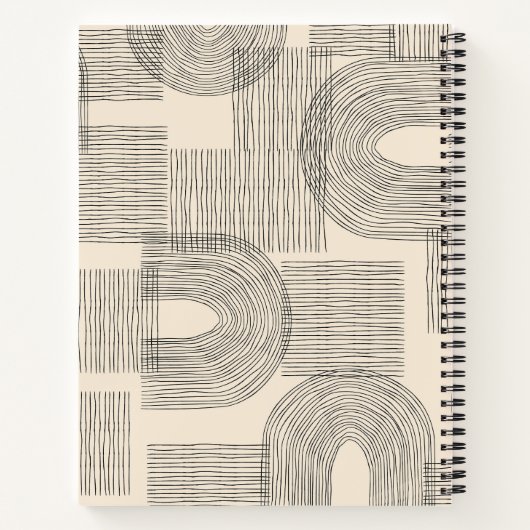 Abstract tijdelijk notitieboek (Achterkant)