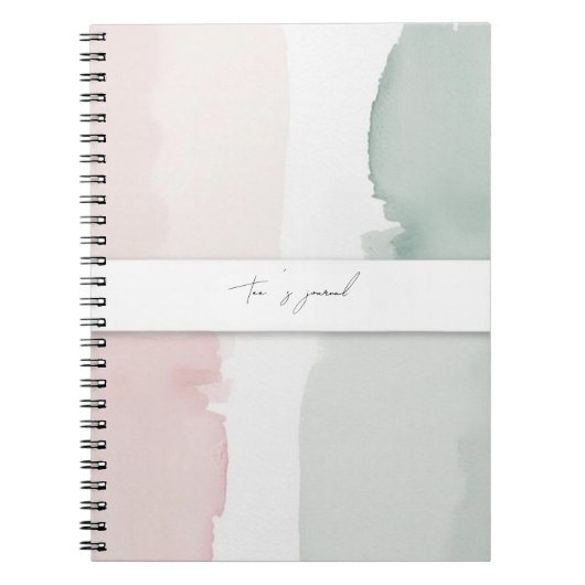 abstract tijdschrift notitieboek (Voorkant)