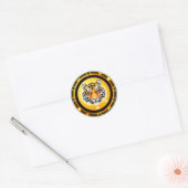 🐅 Abstract Tijger Gezicht Laptop Sticker 🐅 (Envelop)