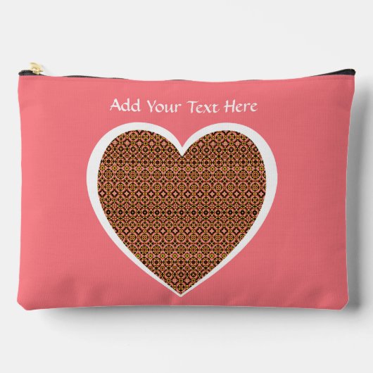 Abstract Tile Pattern Cosmetic Bag Etui (Voorkant)