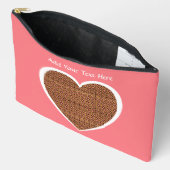 Abstract Tile Pattern Cosmetic Bag Etui (Open)