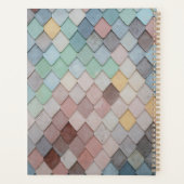 Abstract Tiles Monogrammed Office Planner (Achterkant)