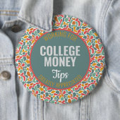 Abstract | Tips gewaardeerd | Studiegeld Ronde Button 6,0 Cm (In situ)