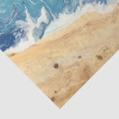 Abstract tissuepapier van het strand (Detail)