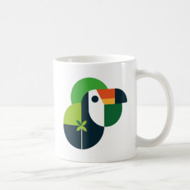 Abstract Toekan Iconische Braziliaanse Vogel Geïns Koffiemok