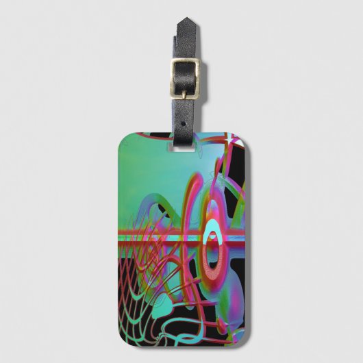 Abstract Togetherness Bagagelabel (Voorkant (verticaal))