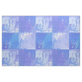 Abstract Tossed Turquoise en Paars Stof (Fat Quarter)