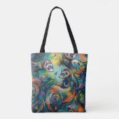 Abstract tote bag (Achterkant)