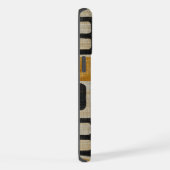 Abstract Totem Harmonie – Krachtige Culturele Fusi iPhone Hoesje (Rechterkant)