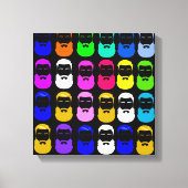 Abstract trapsgewijze doek canvas afdruk (Voorkant)