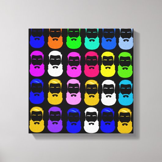 Abstract trapsgewijze doek canvas afdruk (Voorkant)