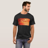 Abstract Tree & Red Sunset T-shirt (Voorkant volledig)