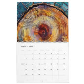 Abstract Tree Ring 2026 Calendar Kalender (Mar 2027)