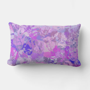 Abstract Trendy Camo Pink Paars Blue Kussen