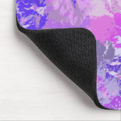 Abstract Trendy Camo Pink Paars Blue Muismat (Hoek)