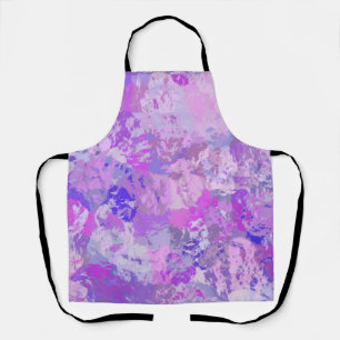 Abstract Trendy Camo Pink Paars Blue Schort