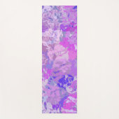 Abstract Trendy Camo Pink Paars Blue Yogamat (Voorkant)