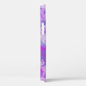 Abstract trendy camouflage roze paars blauw Case-Mate iPhone case (Achterkant / Rechts)