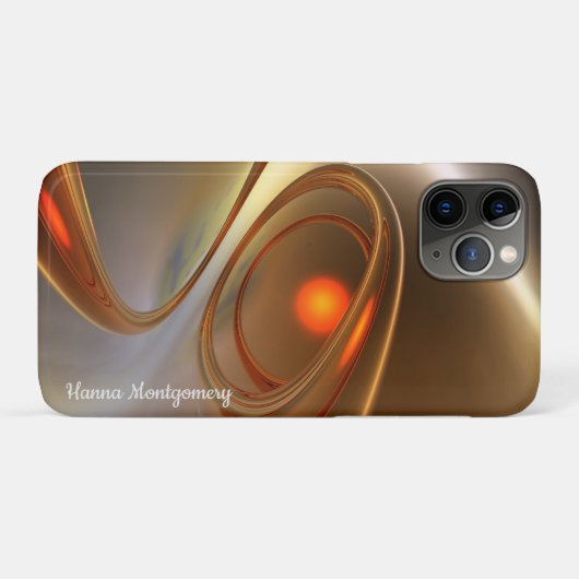 Abstract trendy en elegant 3d design Case-Mate iPhone case (Achterkant (horizontaal))