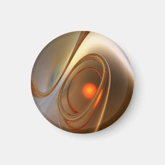 Abstract trendy en elegant 3d design magneet