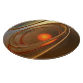 Abstract trendy en elegant 3d design snijplank (Hoek)