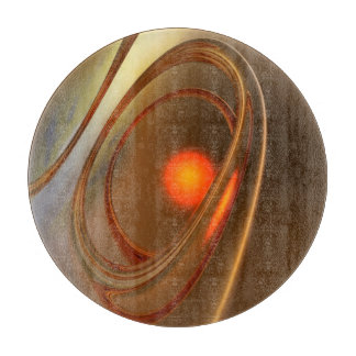 Abstract trendy en elegant 3d design snijplank