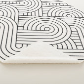 Abstract trendy: kleurrijke cirkels naadloos sherpa deken (3/4)