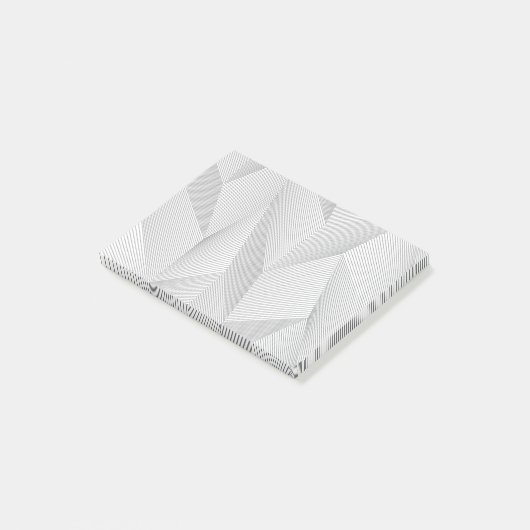 Abstract, trendy, modern, simple line pattern post-it® notes (Schuin)