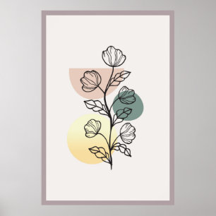 Abstract trendy ontwerp  poster