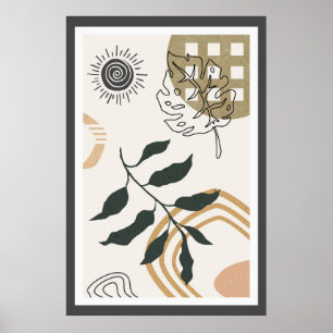 Abstract trendy ontwerp poster