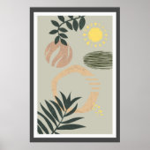 Abstract trendy ontwerp poster (Voorkant)