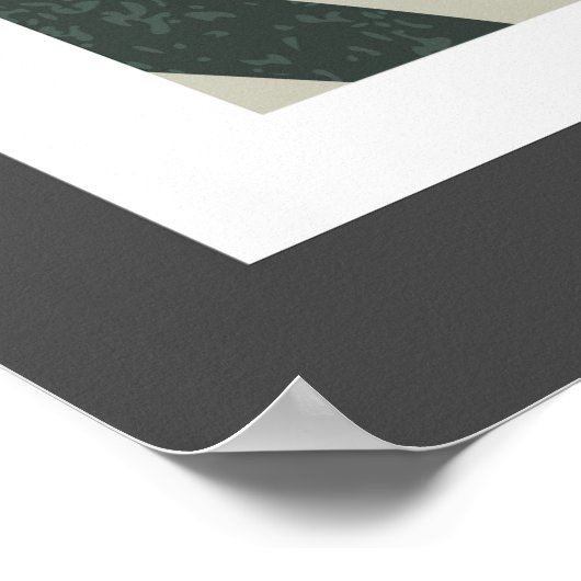 Abstract trendy ontwerp poster (Hoek)