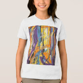 abstract Tri-Blend shirt (Voorkant)