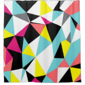 Abstract triangles geometrical pattern background douchegordijn (Voorkant)