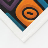 Abstract Tribal Kunst Deken (Hoek)
