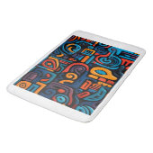 Abstract Tribal Kunst Deken Badmat (Gekanteld)