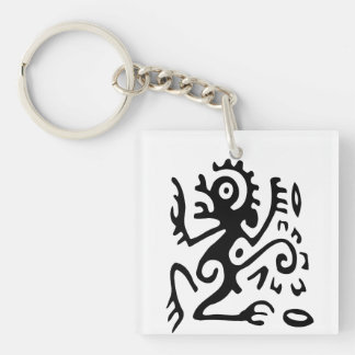 Abstract Tribale Kunst Sleutelhanger
