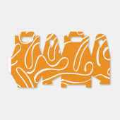 Abstract trillingspatroon bedankdoosjes (Uitgevouwen)