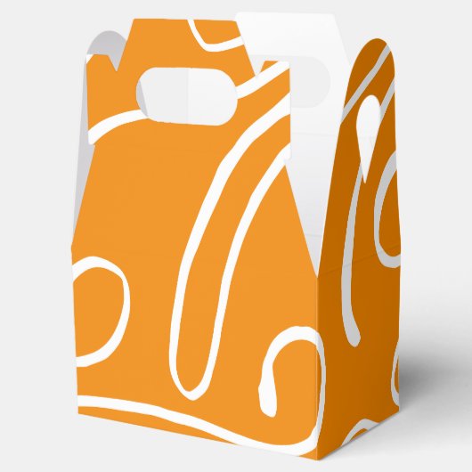 Abstract trillingspatroon bedankdoosjes (Geopend)