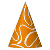 Abstract trillingspatroon feesthoedjes (Links)