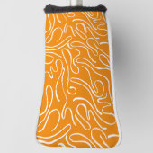 Abstract trillingspatroon golfheadcover (Draai 90)