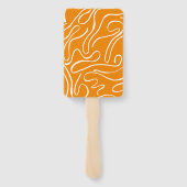 Abstract trillingspatroon handwaaier (Achterkant)