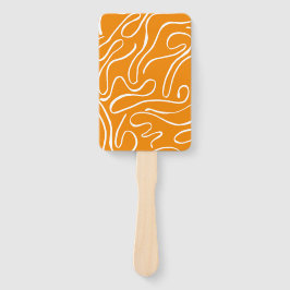 Abstract trillingspatroon handwaaier