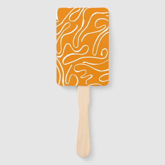 Abstract trillingspatroon handwaaier (Voorkant)