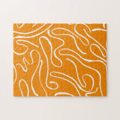 Abstract trillingspatroon legpuzzel (Horizontaal)