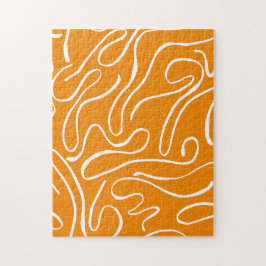 Abstract trillingspatroon legpuzzel