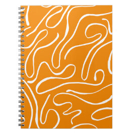 Abstract trillingspatroon notitieboek