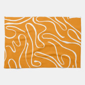 Abstract trillingspatroon theedoek (Horizontaal)